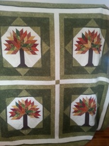 Peg Winter Quilt Display